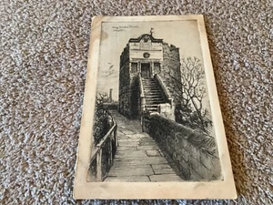 King Charles Tower Postcard by Phillipson and Golder Chester England - Picture 1 of 2