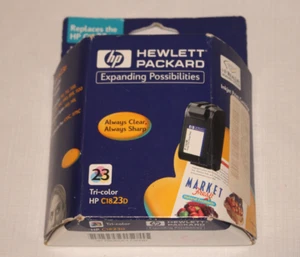 HP Hewlett Packard Tri-Color Inkjet Print Cartridge HP C1823D C1823A 11/2000 Ink - Picture 1 of 2