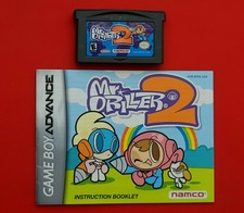 Mr. Driller 2 with Manual Nintendo Game Boy Advance *Authentic & Saves*  