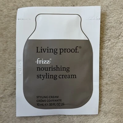 LIVING PROOF Frizz Nourishing Styling Cream 10ml Sample/Travel - Image 1 of 2