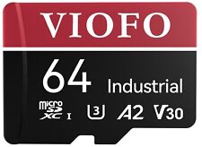 Tarjeta de memoria VIOFO 64 GB profesional de alta velocidad MLC Micro SDXC UHS-1 con adaptador