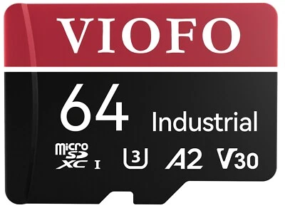 VIOFO 64GB Professional High Speed MLC Micro SDXC UHS-1 Memory Card with Adapter - Image 1 of 4