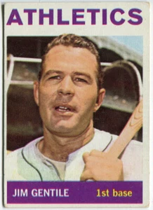 1964 Topps #196 Jim Gentile Kansas City Athletics - Picture 1 of 2