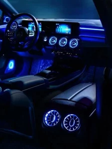 Air Vent LED Ambient Light For Mercedes Benz GLA200 GLA250 GLA35 GLA45 2020-2024 - Bild 1 von 6