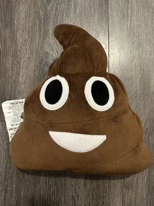 "Pila de peluche emoji de caca de 13"" x 12"" almohada de peluche sonriente juguete de peluche" - Imagen 1 de 2