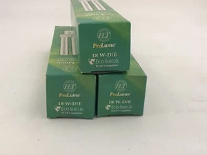 3- Halco ProLume PL18D/E/50 Lamps 18 W-D/E Light Bulbs 109074 - Picture 1 of 5