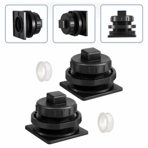 2PCS Drain Adapter Kit for Rubbermaid Stock Tanks 1 1/4 NPT Easy Install - Picture 1 of 12