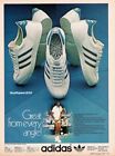 1976 Adidas Nastase Tennis Shoe "Great From Every Angle" Reproduction Print Ad
