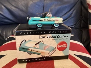 Collectible Coca Cola - Coke Pedal Cruiser 1:18 Scale Blue 1996** UK Seller ** - Picture 1 of 9