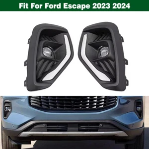Faro antiniebla LED parachoques delantero lámpara con cubierta + juego de arnés para Ford Escape 2023 2024 - Imagen 1 de 6