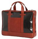 CARBON FIBER & Leather Luxury Briefcase Handmade to Order in Italy Soft Leather