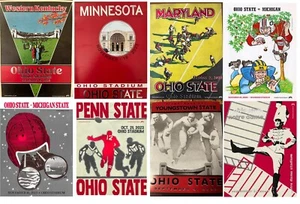 2023 OHIO STATE BUCKEYES EIGHT PROGRAM SET MICHIGAN PENN MARYLAND NOTRE DAME ++ - Picture 1 of 9