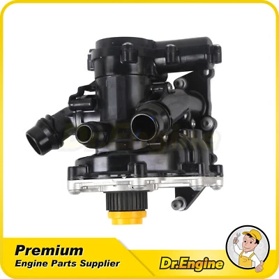 Conjunto de carcasa de termostato apto para 12-17 VW Beetle Audi A3 A4 Q3 1.8L 2.0L L4 DOHC Foto 1 de 4