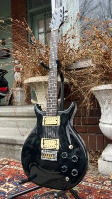 Vintage 1980’s Washburn SB-5 “Raven” 6 String Electric Guitar ~Pro Setup~ - Image 1 of 4