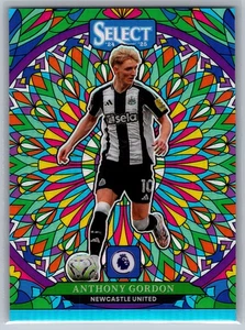 2024 Select Premier League EPL Anthony Gordon Stained Glass #19 Newcastle - Picture 1 of 2
