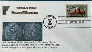 Corps of Discovery 3854 Lewis and Clark Jefferson Peace Medals to Indians Pierre - Picture 1 of 1