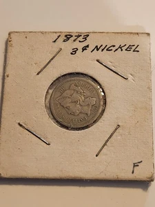 1873 Three Cent Nickel - Picture 1 of 2