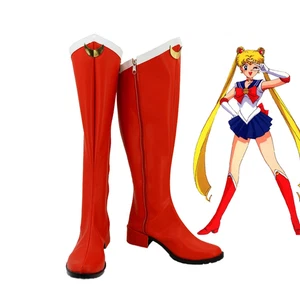 Sailor Moon Serena Cosplay Stiefel Schuhe Sonderanfertigung - Bild 1 von 5