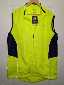 BNWT KARRIMOR Running Gilet UK Large Full Zip Reflective Yellow - Picture 1 of 24