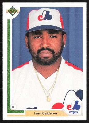 1991 Upper Deck Ivan Calderon Montreal Expos #786 - Image 1 of 2