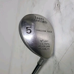 Super Concord 5 Iron Shallow Face 19 Degree Loft Graphite Shaft Golf Pride Grip - Picture 1 of 9