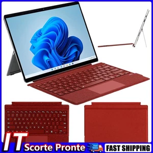 Tastiera Wireless Tipo BT Cover Tastiera per Surface Pro 3/4/5/6/7/7 Plus (Rosso - Afbeelding 1 van 9