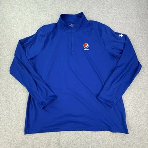 Under Armour Heatgear 1/4 Zip Herren 2XL blau Pepsi Mitarbeiter Workwear Pullover - Bild 1 von 8