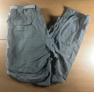 LL Bean Convertible Pants Mens Large Outdoor Hiking Zip Off Cargo Pockets Nylon - Picture 1 of 2