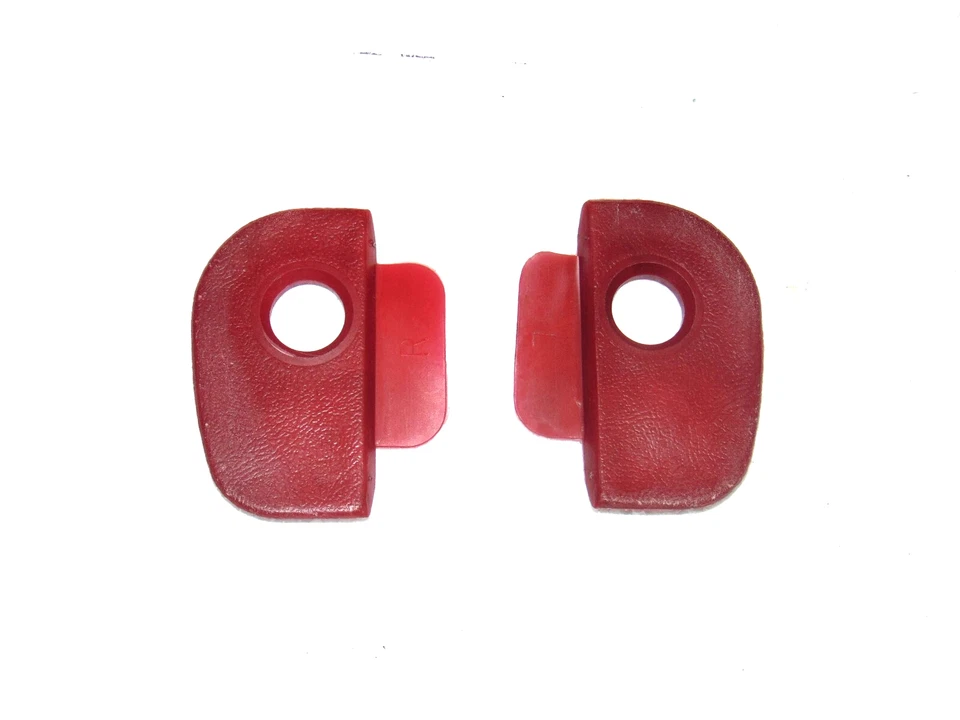 Par de protectores de techo de cinturón de seguridad rojo Monte Carlo Malibu Cutlass Regal 78-80. Foto 1 de 1