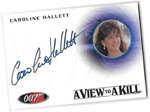 James Bond Autographs Relics - A237 Caroline Hallett Autograph/Auto Card (C) - Picture 1 of 3