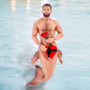 December Diamonds ROSEBUD Merman Ornament 2023 Brand New IN STOCK - Picture 1 of 1