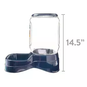 10 lb Capacity Pet Feeder - Large, Blue, Gravity Design for Dogs and Cats - Picture 1 of 4