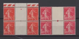 (WH22234) FRANKREICH, 1924, Bj. 195/96, DOPPELRINNENPAARE, CV 286 €, MNH, SIEHE SCANS - Bild 1 von 2