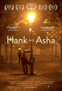 Hank and Asha (2014)_0 Movie Film Poster Canvas iconic design - Picture 1 of 9