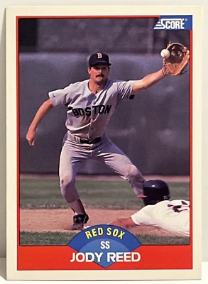 1989 Score Jody Reed Boston Red Sox #486 - Image 1 of 2