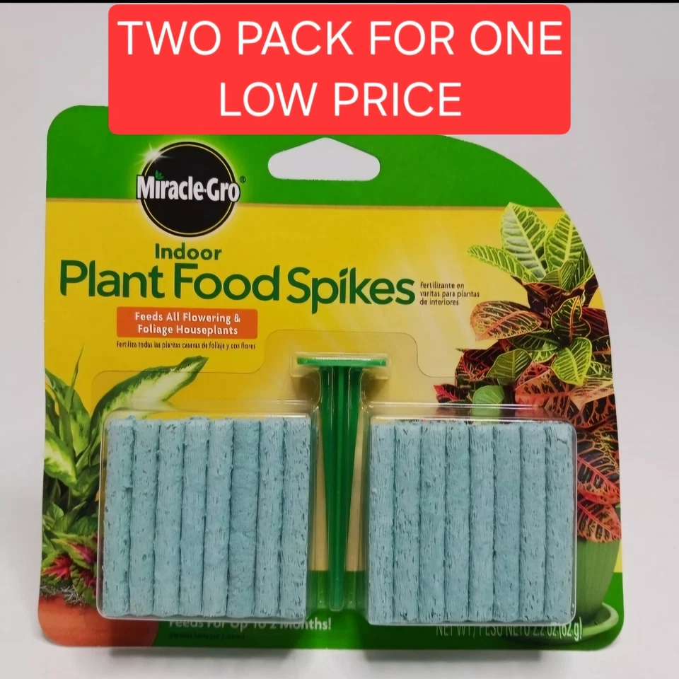 Miracle-gro 300157 Plant Food 48-spikes Indoor Fertilizer Single