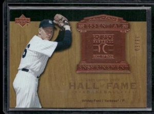 2005 Upper Deck Hall of Fame Whitey Ford Essential Enshrinement /50 HOF - Picture 1 of 2