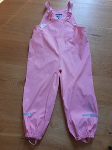 Matschhose ungefüttert Gr. 116 rosa - Bild 1 von 2