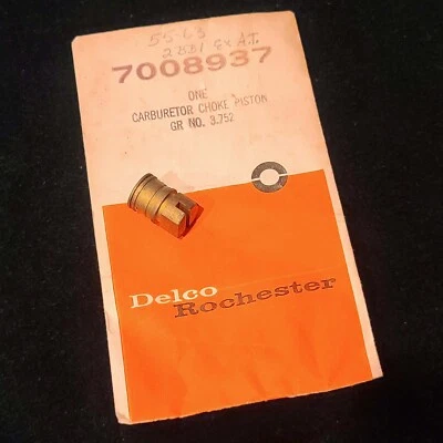 NOS 55-63 Chevrolet Impala Bel Air CARBUTETOR ESTRANGULADOR PISTÓN GM 7008937 [Q27] Foto 1 de 4