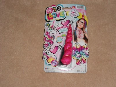 NEW, ONE LOVE UNICORN HEADBAND, PINK - Image 1 of 2