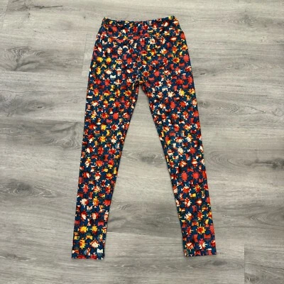 Леггинсы женские LulaRoe один размер желтые геометрические без застежек с высоким подъемом капри повседневные - Изображение 1 из 4