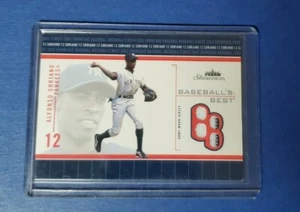 Maglia Alfonso Soriano 2003 Fleer Vetrina 2 Colori Yankees - Foto 1 di 2