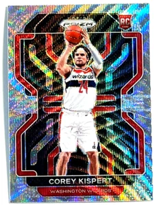 2021-22 Panini Prizm Basketball Silver Wave Factory Set RC #275 Corey Kispert - Picture 1 of 2