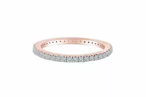 0.5 cttw. I-J I2-I3 Natural Diamond 10K Rose Gold Ring - Picture 1 of 8