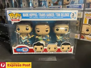BLINK-182 BLINK 182 MARK TRAVIS TOM 3 PACK FUNKO POP ROCKS VINYL FIGURES VAULTED - Picture 1 of 9