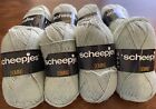 Lot Of 8 SCHEEPJES Domino Yarn Color 6334 Green Cotton/Acrylic 50g Each Skein