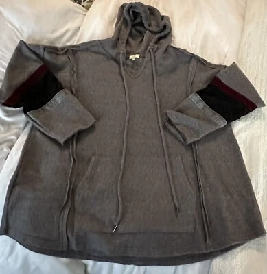 Sudadera con capucha Kori America XL con estampado animal transparente, costuras crudas, esposa de la mafia, cómoda suave Foto 1 de 4