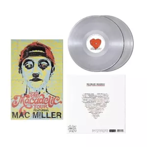 Mac Miller Macadelic 10th Anniversary Deluxe 2XLP Silver Vinyl w/ Poster SEALED - Picture 1 of 1