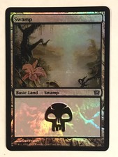 Swamp 341 MP Foil Ninth 9th Edition MTG