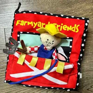 Manhattan Toy Company Farmyard Friends Soft Book EUC - Picture 1 of 12